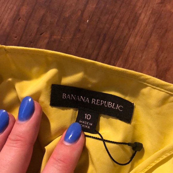 Banana Republic Chartreuse Pleased Sun Dress - Picture 4 of 4